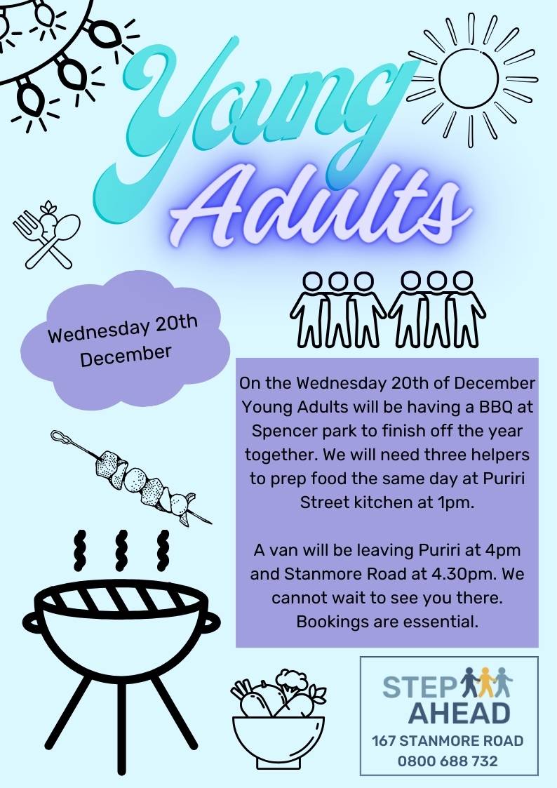 Young Adults - Spencer Park BBQ - December 2023